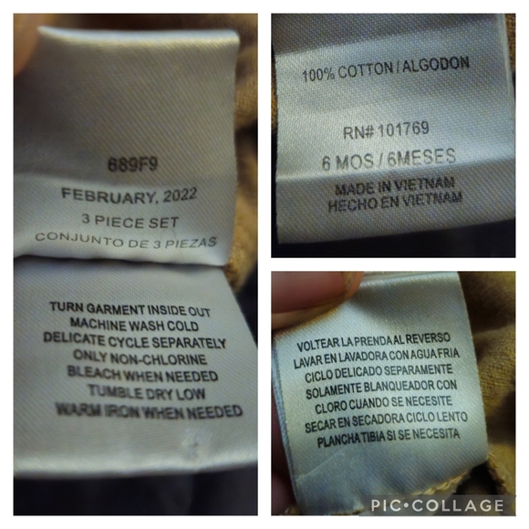 New Good Lad Corduroy Pants Red Plaid Button Down Shirt Outfit Holiday Infant 6m - Picture 10 of 11